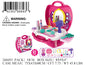 9X8X4"DREAM FASHION BEAUTY PLAY SET+CARRY CASE