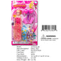 8X15"11"GIRL DOLL+BEAUTY SET