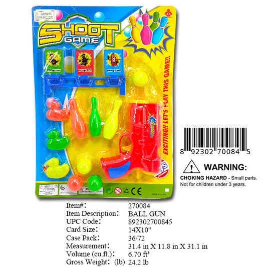 14X10"BALL GUN SHOOTER+TARGETS