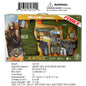 36X15X2"SOLDIER FORCE GUN +VEST PLAY SET OTBX