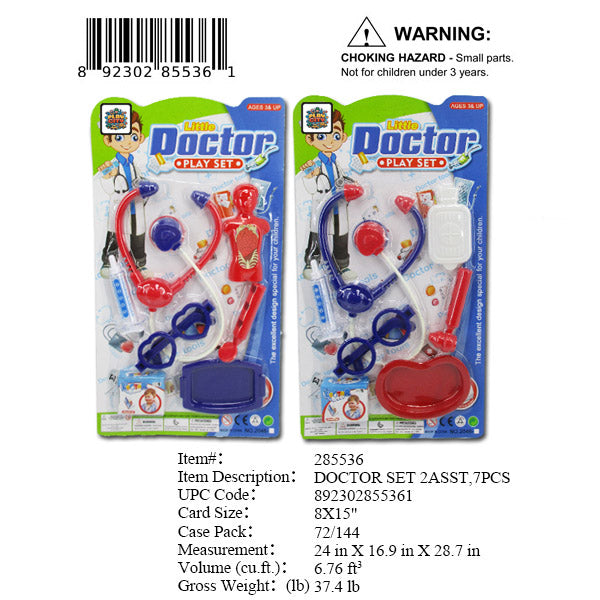 15X8"BOYS DOCTOR PLAY SET 2/A