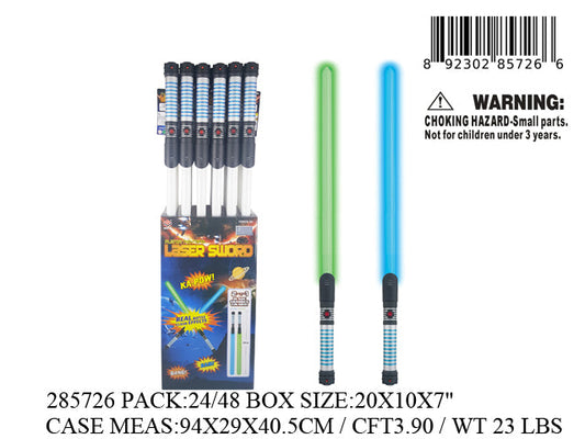 20X10X7"20"B/O IC LITE UP  SPACE WAR SWORD 24DBX