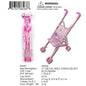 5.5X26.9"METAL DOLL STROLLER