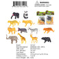 5.5X7"MIX WILD ANIMAL FIGURES SET