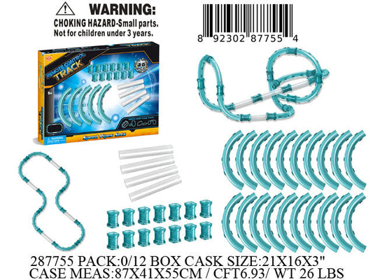 21X15X3"38 PC SPEED PIPE TUBE TRACK