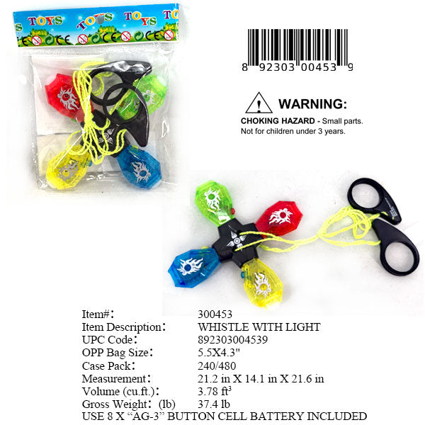 5.5X4.3"B/O IC LIGHT UP STRING SPINNER OPBH