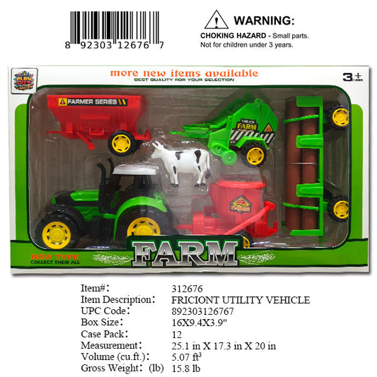 16X9.4X3.9"FARM PLAY SET