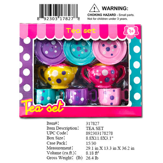 8.8X11.8X3.1"TEA SERVING SET