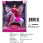 15.7X11.8X3.4"11"SNOW PINK PRINCESS+UNICORN