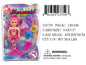 9.6X5.5"BABY MERMAID DOLL+TOYS