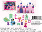 17.7X16.1X2.3"B/O IC PLAY CASTLE & DOLL FIGURES PL
