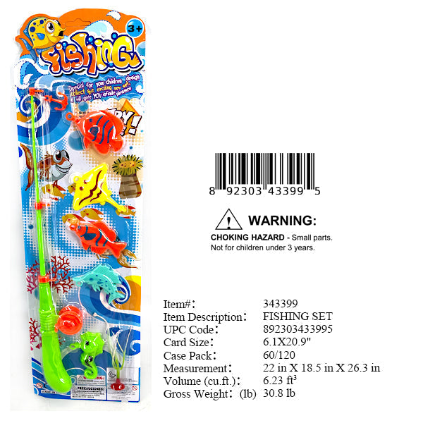 20.9X6.1"FISHING GAME SET