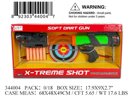 17.9X9X2.7"SOFT FOAM DART GUN PLAYSET