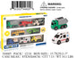 15.7X11.3X2"8PC F/P CONSTRUCTION TRUCK SET