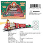 16.8X12X3"B/O IC X'MAS TRAIN SET WBX