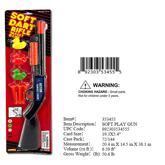 19.3X5.4"SOFT DART RIFLE  GUN SET