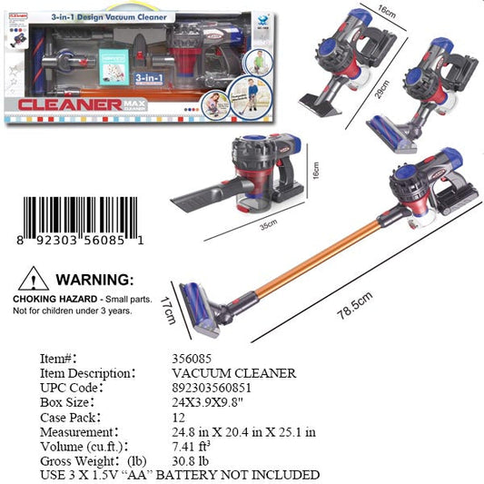 24X3.9X9.8"B/O IC PLAY VACUUM CLEANER WBX