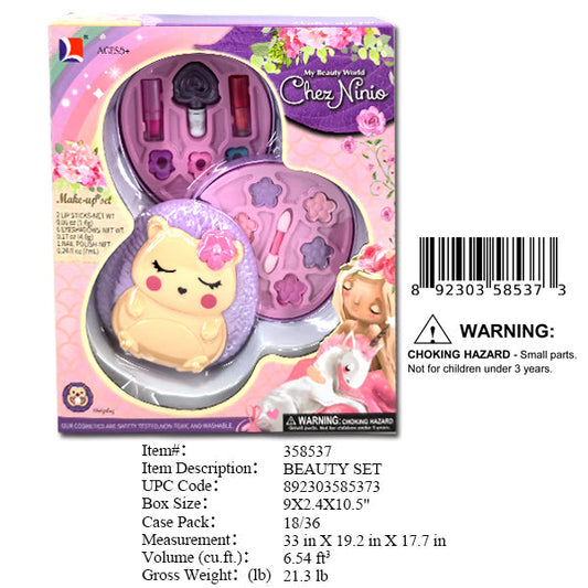 9X2.4X10.5"HAMSTER BOX MAKE UP SET