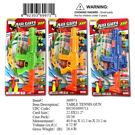 22.8X11.2"BOW & ARROW+BALL GUN SET