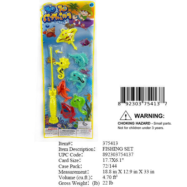17.7X6.1"FISHING GAME PLAY SET