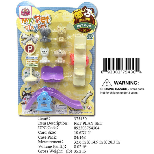 10.6X7.5"MY MINI PET PLAY SET