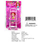 11.2X5.3"DOLL STROLLER+BABY GIRL  PLAY SET