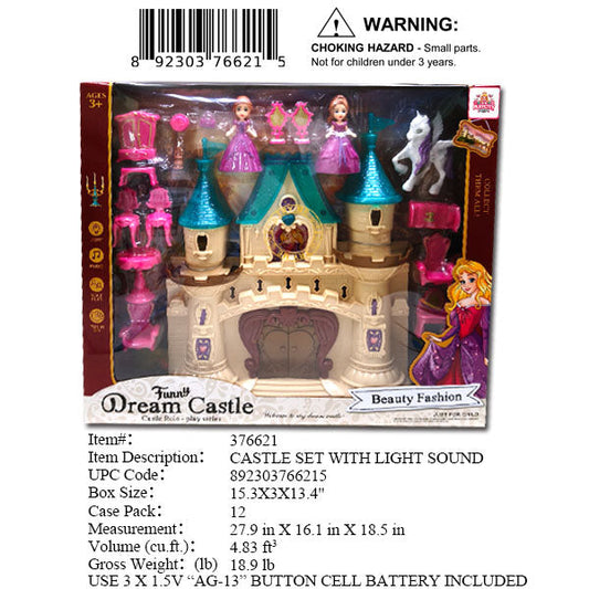 15.3X3X13.4"DREAM CASTLE PLAY SET