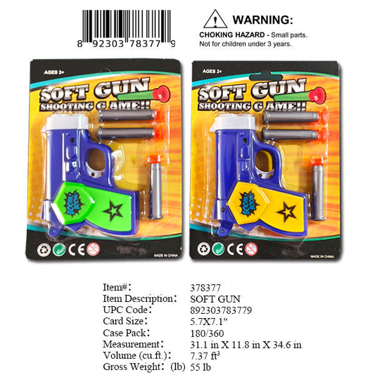 5.7X7.1"SOFT DART TOY GUN SET