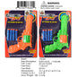 7.1X10.6" SOFT DART TOY  GUN SET