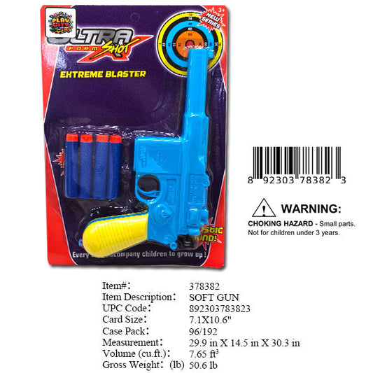 7.1X10.6"SOFT DART GUN SET