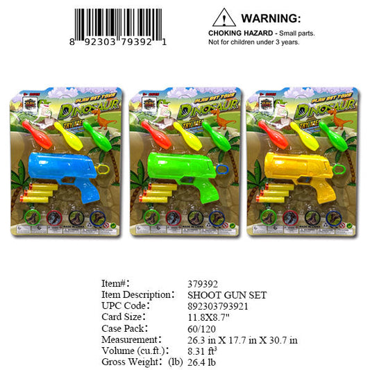 11.8X8..7"SOFT DART SHOOT GUN SET