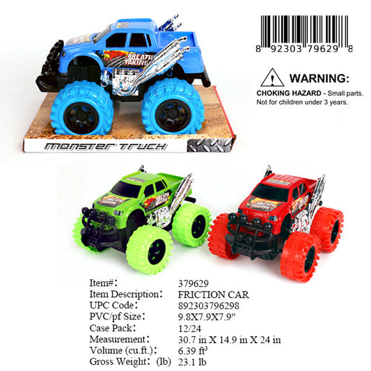 9.8X7.9X7.9"F/P MONSTER TRUCK