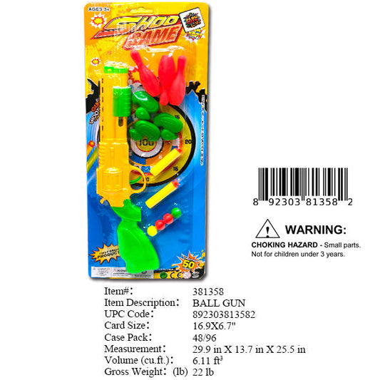 16.9X6.7"SOFT DART TOY GUN SHOOTER