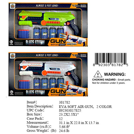 23.2X2.5X1"SOFT DART GUN+TARGET