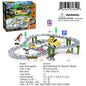 11.8X3.5X10.6"B/O IC DINOS TRUCKS TRACK SET