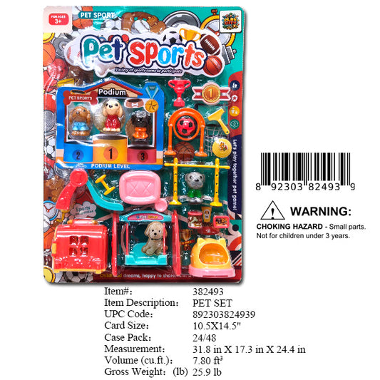 10.5X14.5"MINI PET PLAY SET