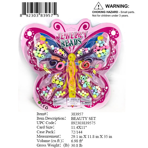11.4X11"DIY BEADS BEAUTY SET