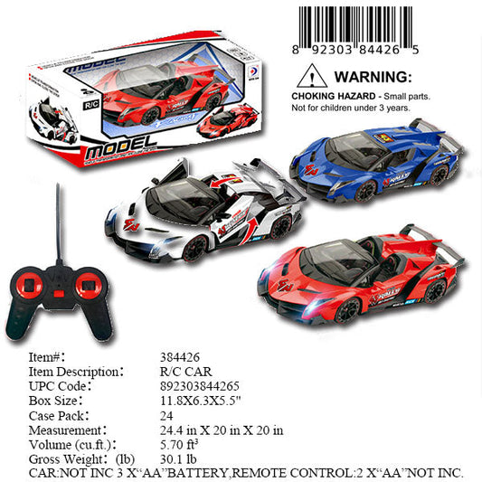 11.8X6.3X5.5"4CH R/C SPORT CAR