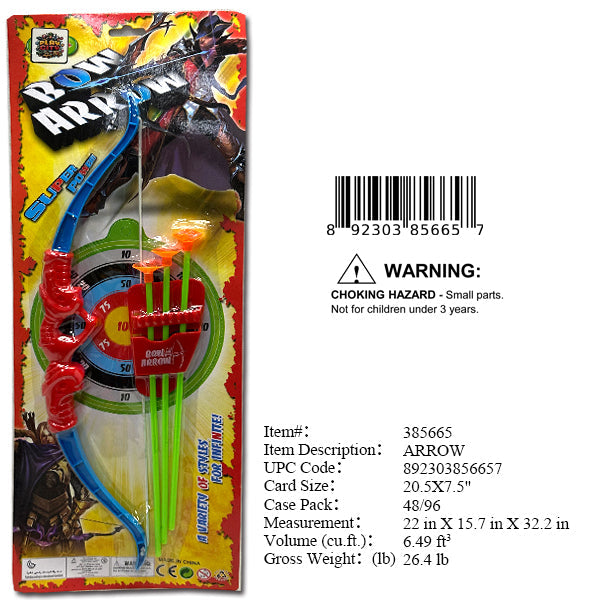 20.5X7.5"BOW & ARROW PLAY SET