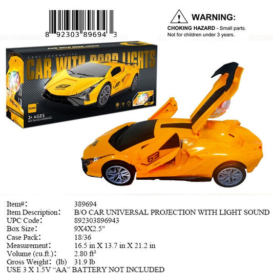 9X4X2.5"B/O IC BUMPNGO SPORT CAR