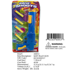 7.5X16.9"SOFT DART SHOOT GUN SET