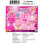 15.2X12.4"PRETTY GIRL DOLL & DRESS UP PLAY SET
