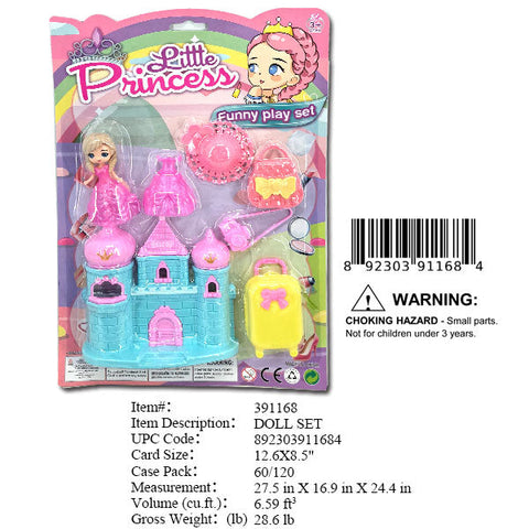 12.6X8.5"LITTLE PRINCESS PLAY SET