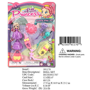 12.6X8.4"LITTLE PRINCESS PLAY SET