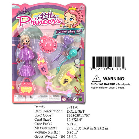 12.6X8.4"LITTLE PRINCESS PLAY SET