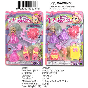 10.4X6.7"LITTLE PRINCESS PLAYSET