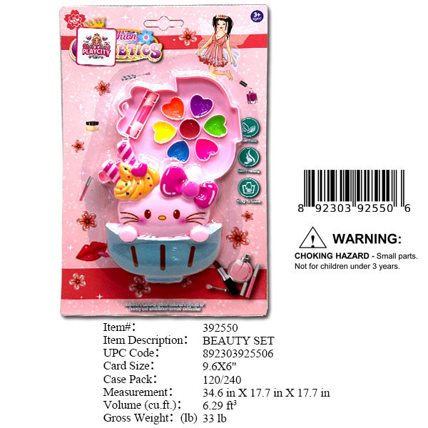 9.7X6" KITTEN MAKE UP SET