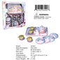 12.6X13.8X3.3"METAL UNICORN TEA SET WBX