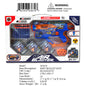 17X11.6X2.2"SOFT DART AIR BLASTER SHOOT GAME SET
