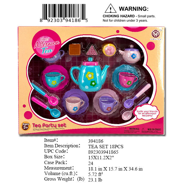 15X11.2X2"TEA PARTY SET WBX